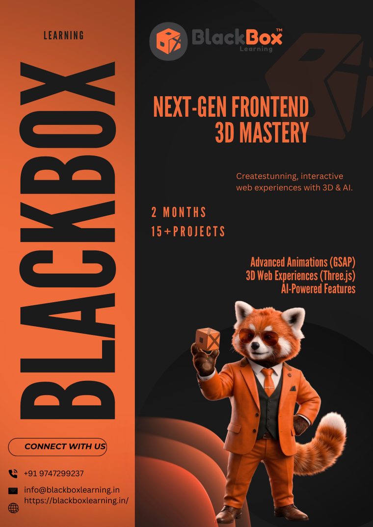 Frontend 3D Mastery brochure - page 1