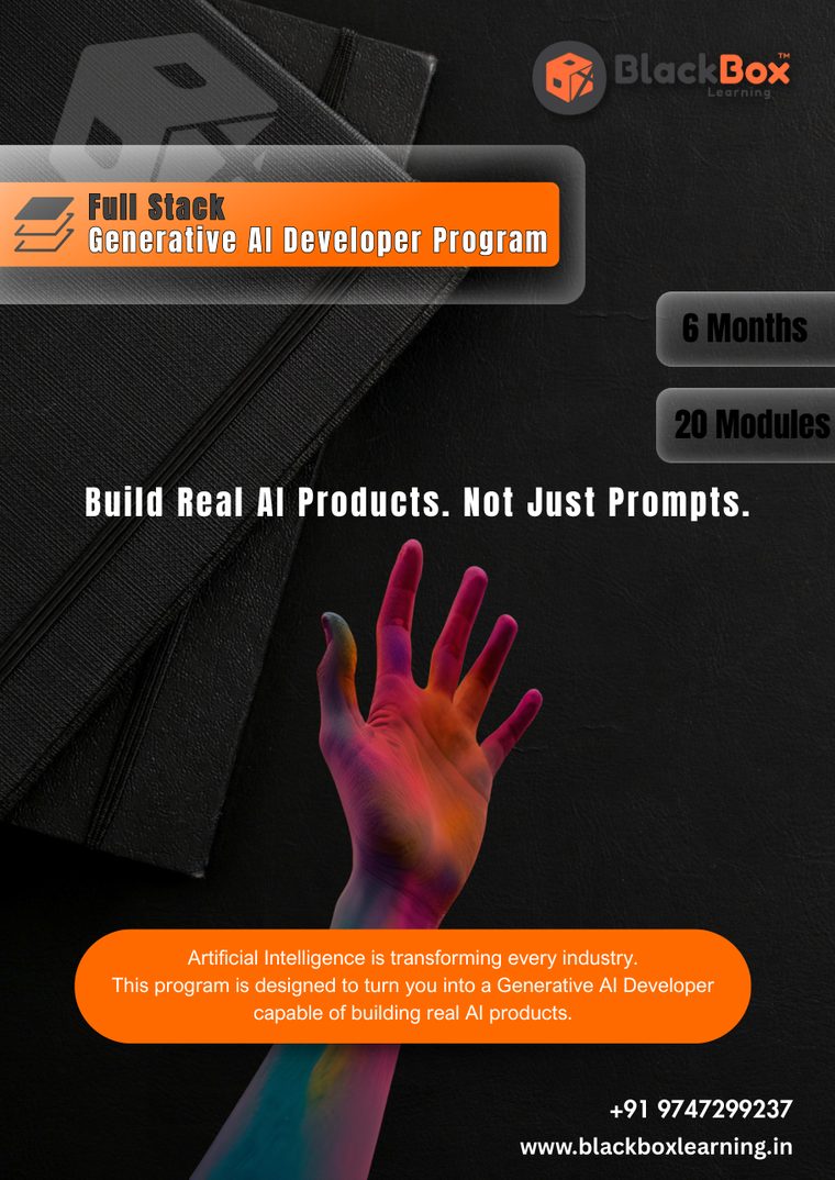 Full Stack Generative AI brochure - page 1