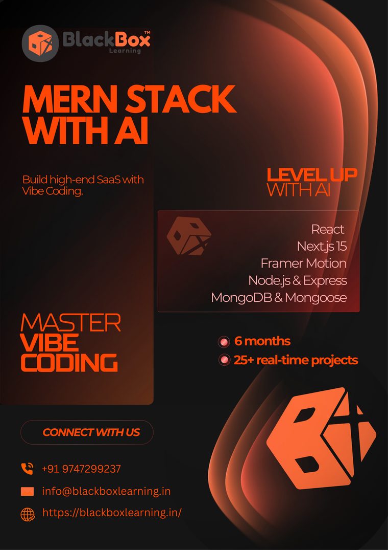 MERN Stack Development brochure - page 1