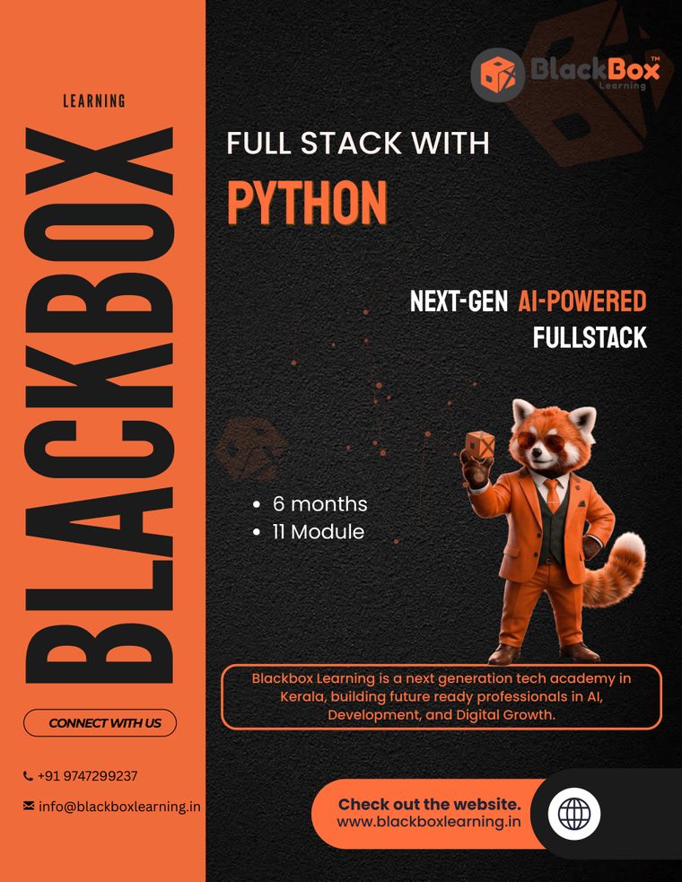 Python Full Stack brochure - page 1